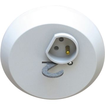 Valaisinpistorasia Etman 2-Napainen Maadoitettu