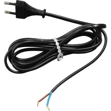 Pistotulppajohto Harju 2,5 m Musta