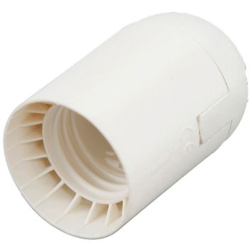 Lampunpidin ElectroGEAR E27 Valkoinen + Vedonpoistonippa