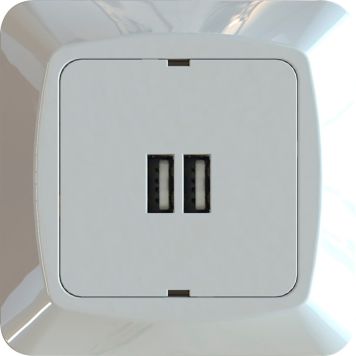 USB-latauspistorasia Etman 2-os