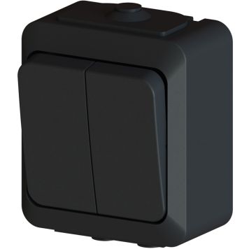 Kytkin 5 Harju IP44 Hiili Musta RL