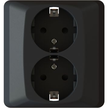 Pistorasia 2-os. Harju IP20 Hiili Musta