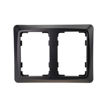 Peitelevy Harju Hiili kaksiosainen Musta 85 x 55