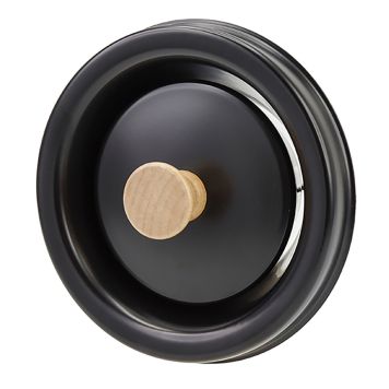 Saunaventtiili Harju Mattamusta Ø100 mm