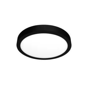 LED-paneelivalaisin Harju musta Ø 16,3 x 1,95 cm