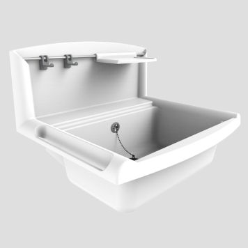 Kodinhoitoallas Sanit harmaa 45 x 55 x 41,3 cm