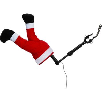 Joulukoriste joulupukki liikkuvat jalat