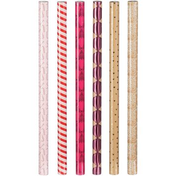 Joulupaperi 70 cm x 2 m lajitelma