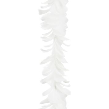 Höyhenpunos 80 mm x 180 cm valkoinen