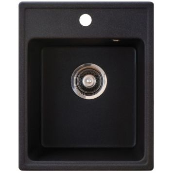 Keittiöallas Quadro musta 40 x 50 cm