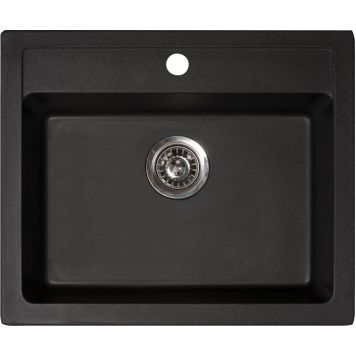 Keittiöallas Aqualine Grafiitinmusta 60 x 50 cm