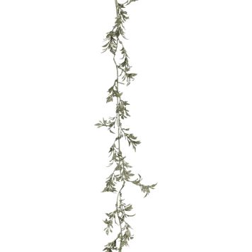 Lehtipunos 180 cm salvianvihreä