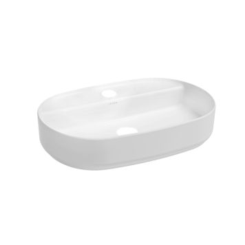 Malja-allas Infinity Ovaali Valkoinen 60 x 40 cm