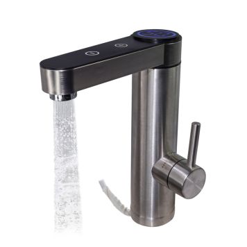 Keittiö- ja pesuallashana Harju Vaski lämmityselementillä kromi