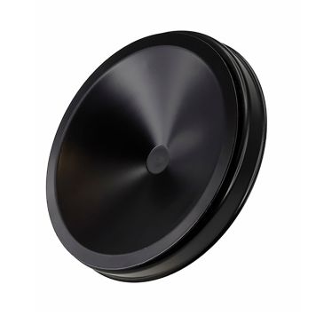 Tuloilmaventtiili Harju KSV mattamusta Ø 125 mm