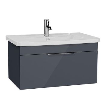 Allaskaappi VitrA Quadrum antrasiitti 80 cm