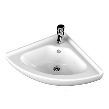 Kulmapesuallas Biston valkoinen 40 x 40 cm