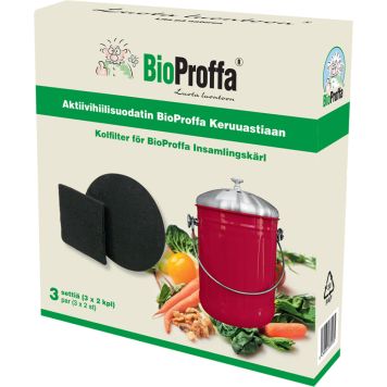 Aktiivihiilisuodatin setti Bioproffa 3 x 2 kpl