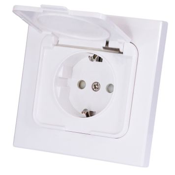 Pistorasia Nordic 1-os valkoinen 85 x 85 mm IP44