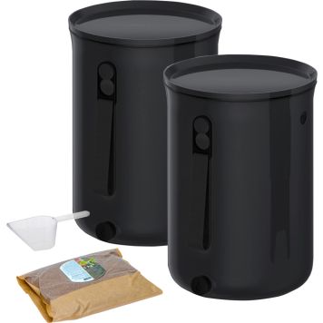 Bokashi Organko 2 Ocean keittiökompostori 9,6 l 2kpl