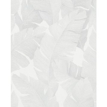 Kuitutapetti Avalon Lehti Vaaleanharmaa