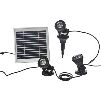 Allasvalaisinsarja Solar RGB 3 kpl