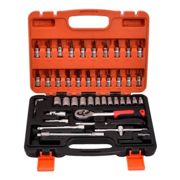 Työkalusarja Finbullet 1/4" 46-os.