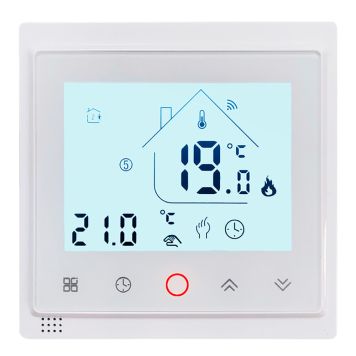 Yhdistelmätermostaatti Båden WiFi 16 A 3680 W valkoinen 8,7 x 8,7 cm