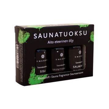 Saunatuoksu sarja Emendo 3 x 10 ml