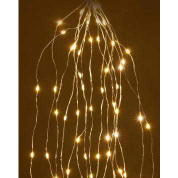 Valosarja Cascade hopea 8 x 5 LED IP20