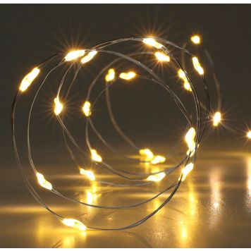 Valosarja 20 x LED hopea IP20