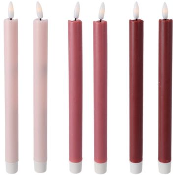 LED-kruunukynttilä 25 cm 2 kpl lajitelma