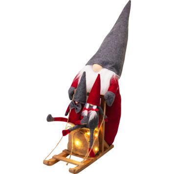 Tonttu kelkalla 50 cm lajitelma