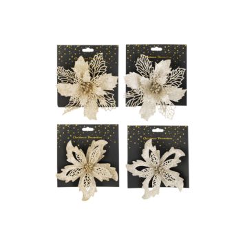 Joulukoriste kukkaklipsi 16 cm lajitelma