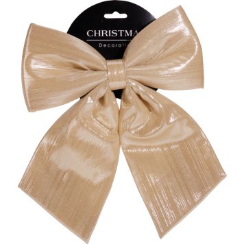 Joulukoriste rusetti 28 cm kultainen