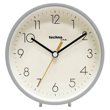 Seinäkello Technoline Modell H harmaa Ø 14 cm