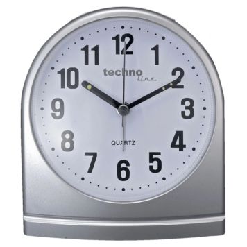 Herätyskello Technoline Modell SL hopea 9,5 x 11 cm