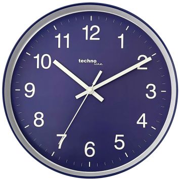 Seinäkello Technoline WT 7520 sininen Ø 25 cm