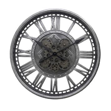 Seinäkello Technoline WT 1585 antrasiitti Ø 50 cm