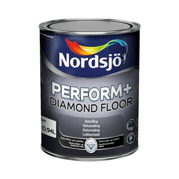 Lattiamaali Nordsjö Perform+ Diamond Floor Valkoinen 1 l