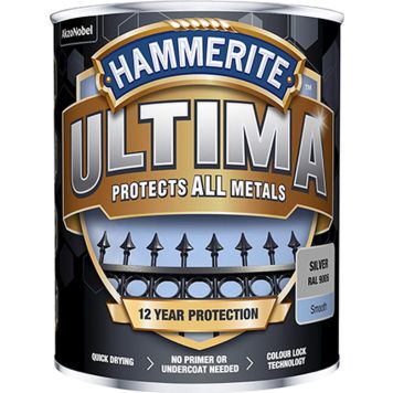 Metallimaali Hammerite Ultima hopea 0,75 l