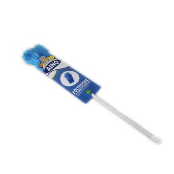 Pölyhyuiska teleskooppivarrella Aino Sininen