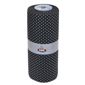 Kosteantilanmatto Aino musta/täplikäs 65 cm