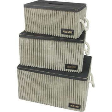 Samettikori Valley 40,5 x 31,5 x 47 cm Harmaa