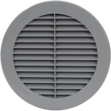 Tuuletusritilä Europlast Harmaa 125 mm