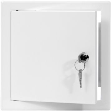 Tarkistusluukku metallia Europlast lukolla, 600 x 600 mm