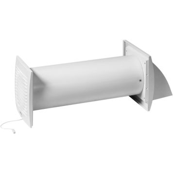 Ilmanvaihtokone Europlast E-Extra EER125WP valkoinen Ø 125 mm