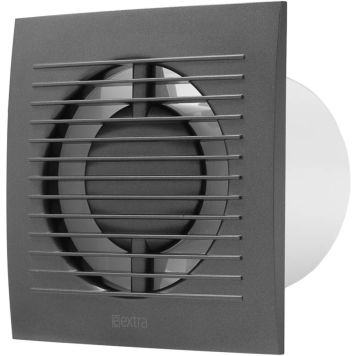 Sähkötuuletin Europlast E-Extra EE100HTA Antrasiitti Ø99 mm
