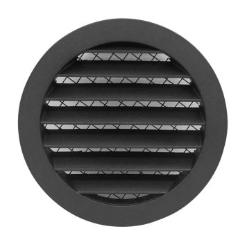 Säleikkö Europlast MRA125A Antrasiitti Ø125 mm