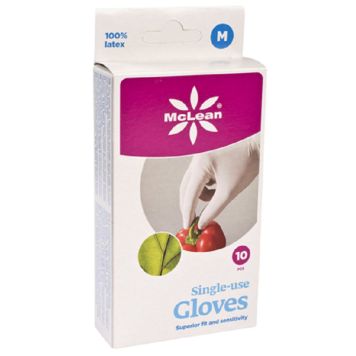 Kertakäyttökäsine M McLean 10 kpl
